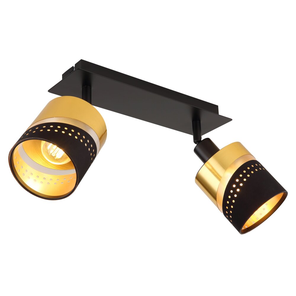 Globo OR Deckenleuchte Schwarz, 2-flammig main product photo