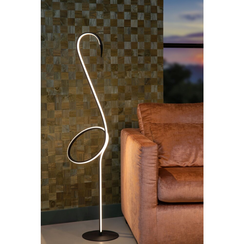 Lucide FLAMINGO Stehlampe LED, 1-flammig, Fernbedienung, Farbwechsler main product photo
