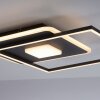Leuchten Direkt DOMINO Deckenleuchte LED Schwarz, 1-flammig