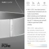 Paul Neuhaus PURE E-CLIPSE Pendelleuchte LED Silber, 2-flammig, Fernbedienung