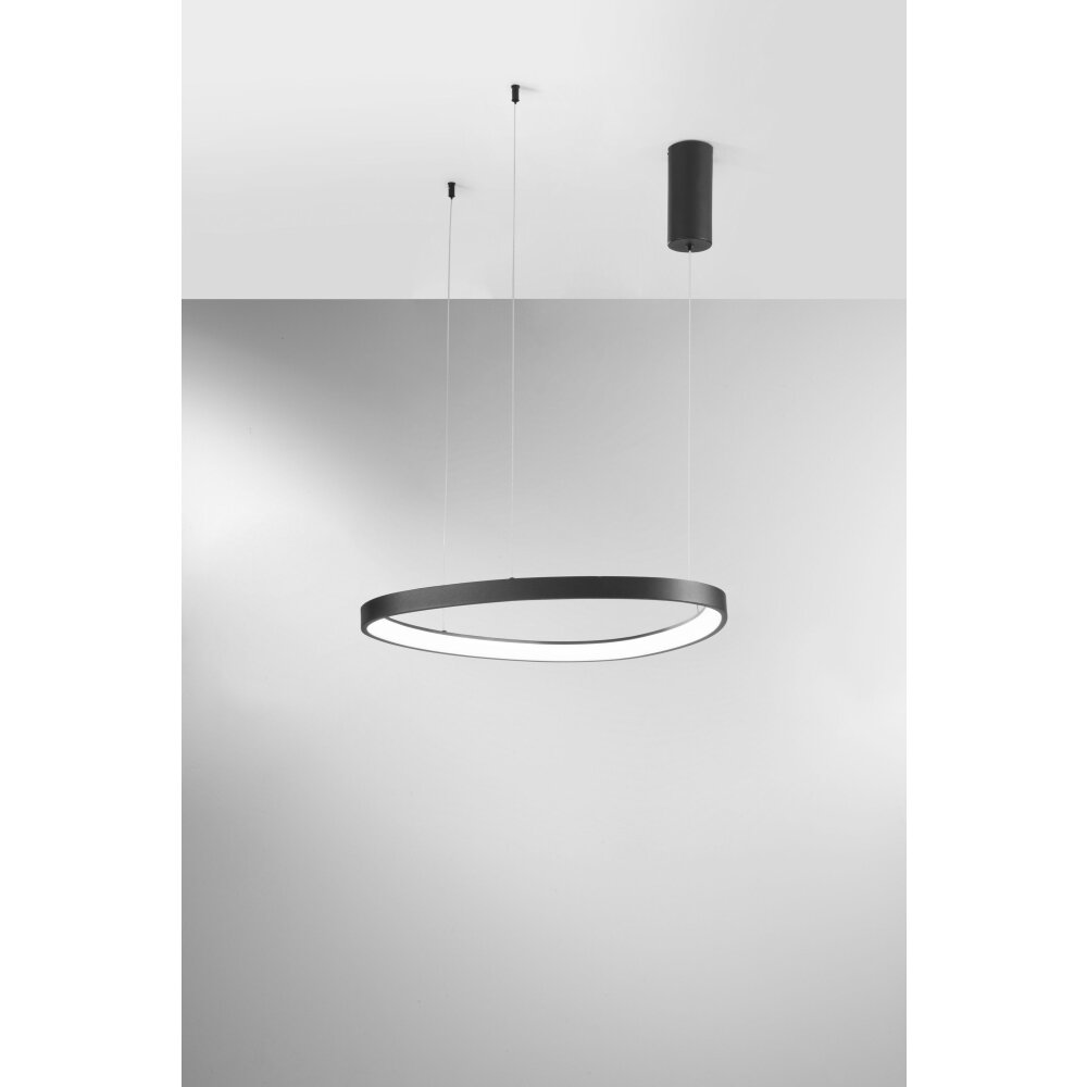 Lutec BEZI Pendelleuchte LED Schwarz, 1-flammig main product photo