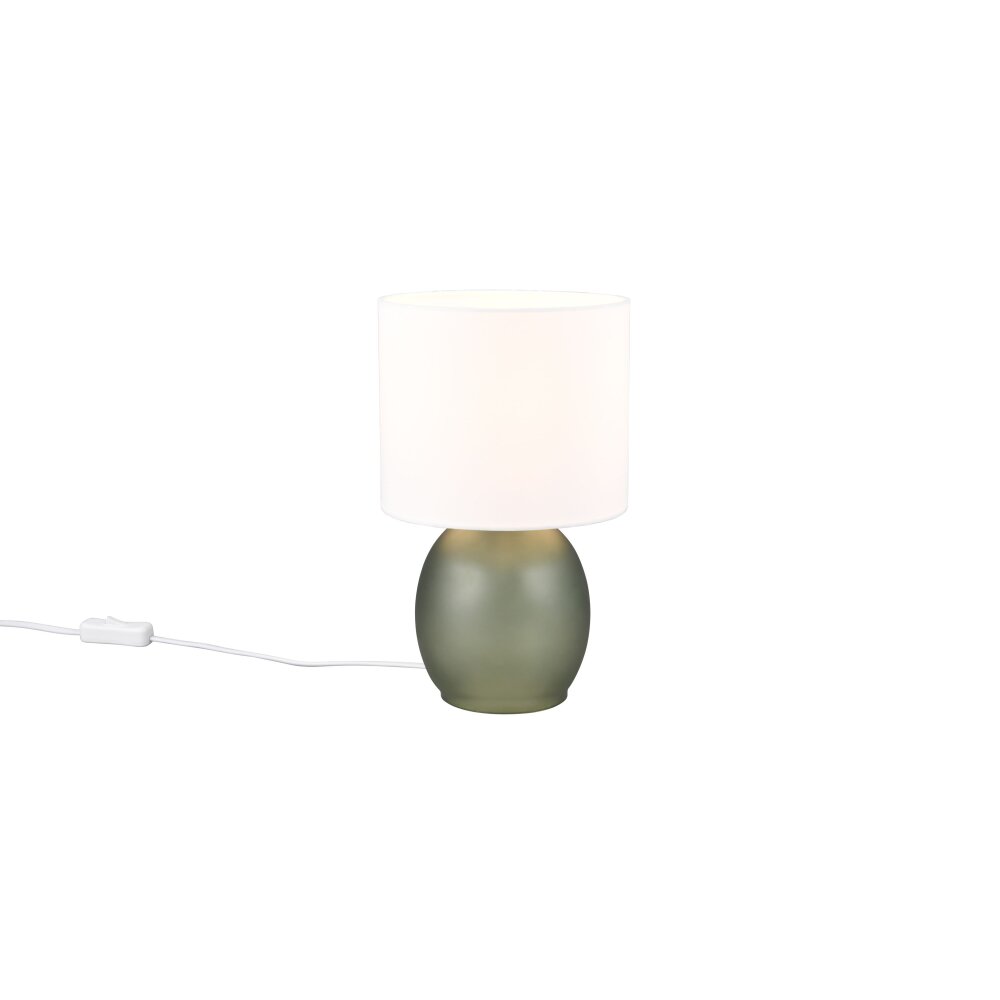 Trio VELA Tischleuchte Grün, 1-flammig main product photo