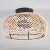 Brandala Deckenleuchte 30 cm Schwarz, 2-flammig
