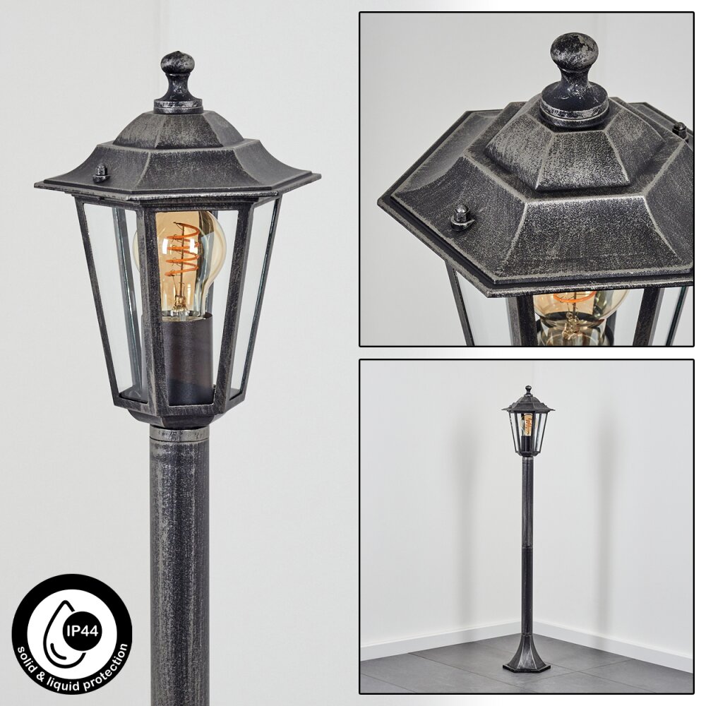 Loria Wegeleuchte Schwarz, Silber, 1-flammig main product photo