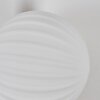 Chehalis Wandleuchte Glas 10 cm Weiß, 3-flammig