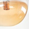 Chehalis Deckenleuchte Glas 10 cm, 12 cm, 15 cm Bernsteinfarben, Rauchfarben, 10-flammig