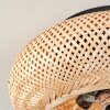 Bauro Deckenventilator Schwarz, 4-flammig, Fernbedienung
