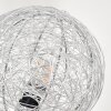Bernado Stehleuchte Glas 12 cm Silber, 6-flammig