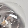 Chehalis Deckenleuchte Glas 15 cm Klar, Rauchfarben, 6-flammig