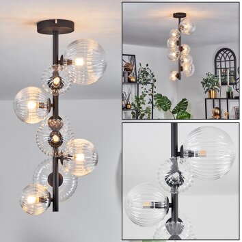 Chehalis Deckenleuchte Glas 10 cm, 12 cm, 15 cm Klar, 8-flammig