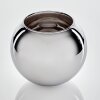 Glas-Lampenschirm Koyoto Ersatzglas 15 cm Chrom, Rauchfarben