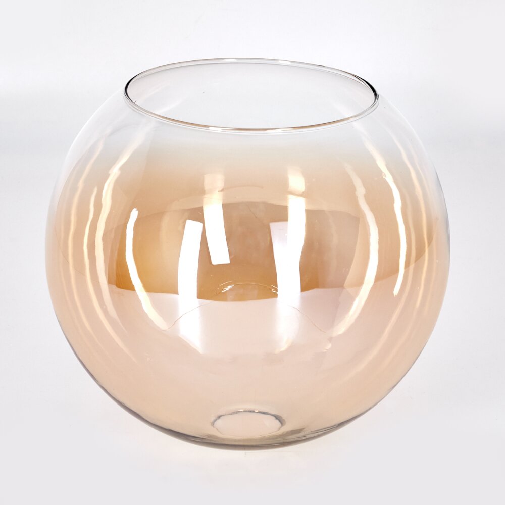 Glaslampenschirm Koyoto Ersatzglas 25 cm Bernsteinfarben, Klar main product photo