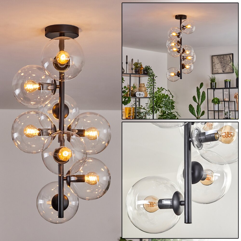 Gastor Deckenleuchte Glas 15 cm Klar, 8-flammig main product photo
