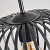 Oravi Hängeleuchte Glas 25 cm Schwarz, 4-flammig