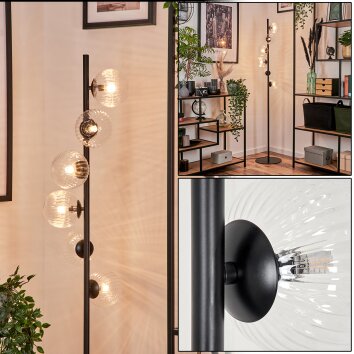 Remaisnil Stehleuchte Glas 12 cm Klar, 6-flammig Remaisnil Stehleuchte Glas 12 cm Klar, 6-flammig