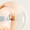 Remaisnil Stehleuchte Glas 10 cm, 12 cm Bernsteinfarben, Klar, 3-flammig