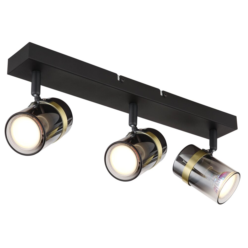 Globo TRABBY Deckenleuchte Schwarz, 3-flammig main product photo
