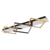 Globo LESINA Deckenleuchte LED Chrom, Gold, Schwarz, Weiß, 1-flammig