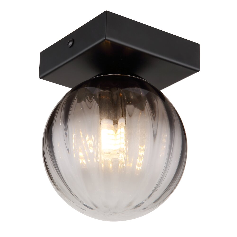 Globo DALLERTA Wandleuchte Schwarz, 1-flammig main product photo