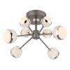 Globo UNTSY Deckenleuchte LED Chrom, Titan, 1-flammig, Fernbedienung