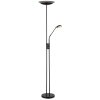 Globo GANINA Deckenfluter LED Rauchfarben, Weiß, 2-flammig