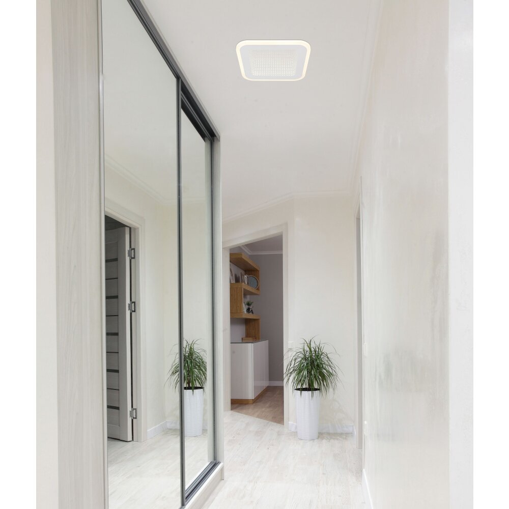 Globo LAMELA Deckenleuchte LED Weiß, 1-flammig main product photo
