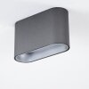 Dalarna Deckenleuchte LED Grau, Silber, 1-flammig