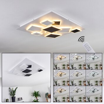 Minichu Deckenleuchte LED Weiß, 1-flammig, Fernbedienung