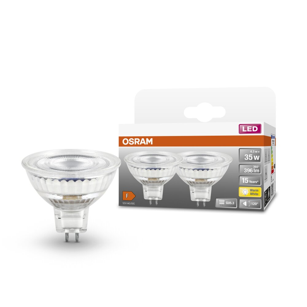 OSRAM 2er SetLED Star GU5.3 4,3 Watt 2700 Kelvin 396 Lumen main product photo
