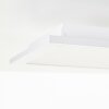 Brilliant Briston Deckenleuchte LED Weiß, 1-flammig, Fernbedienung