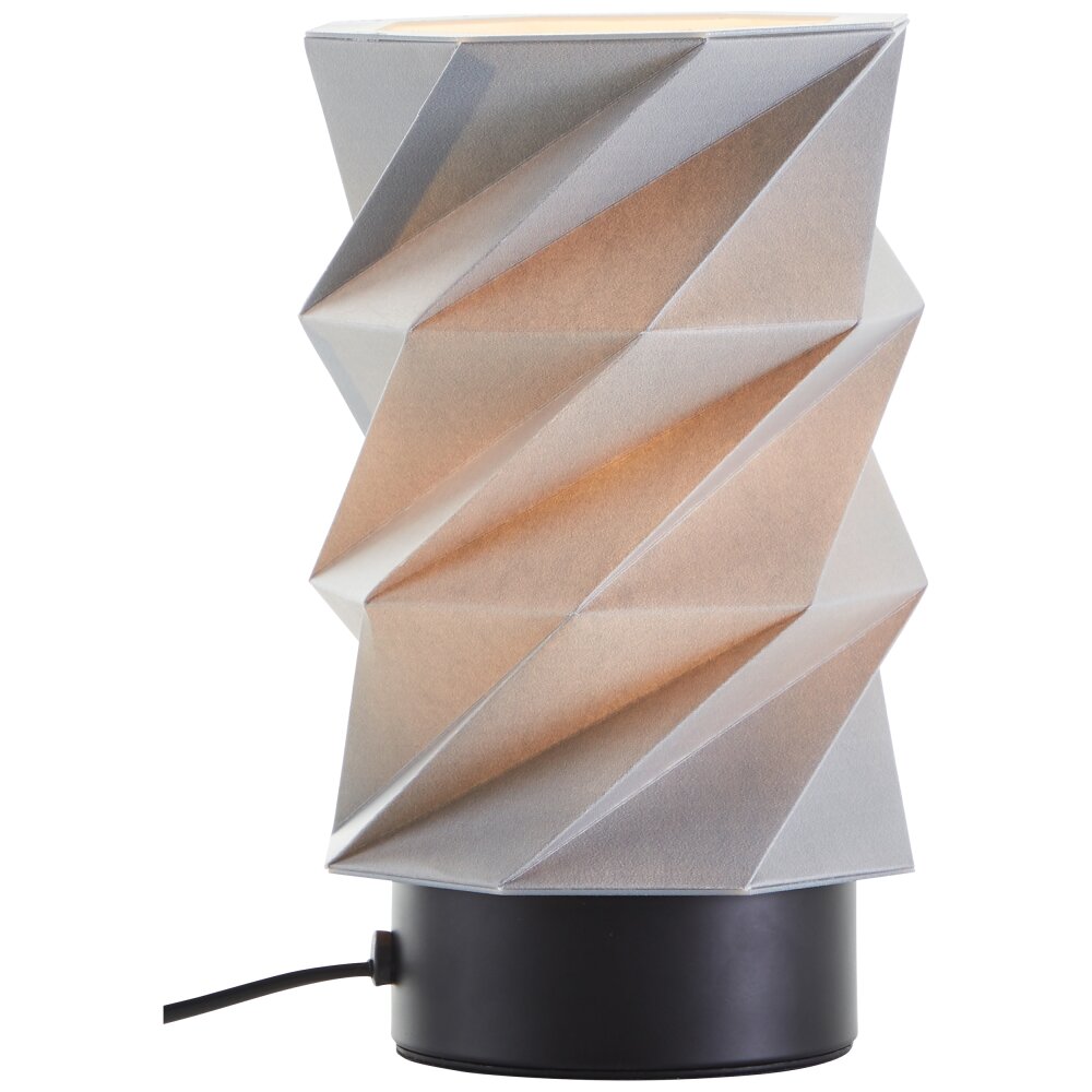 Brilliant Paperfold Tischleuchte Schwarz, 1-flammig main product photo