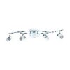 Eglo Vallida-Sd Wandleuchte LED Chrom, Weiß, 5-flammig