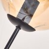 Gastor Stehleuchte Glas 15 cm Bernsteinfarben, Klar, 3-flammig