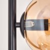 Gastor Stehleuchte Glas 15 cm Bernsteinfarben, Klar, 5-flammig