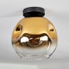 Ripoll Deckenleuchte Glas 25 cm Gold, Klar, 1-flammig