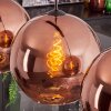 Koyoto Hängeleuchte Glas 30 cm Kupferfarben, 3-flammig