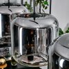 Lauden Hängeleuchte Glas 25 cm Chrom, Klar, 3-flammig