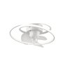 Reality UMEA Deckenventilator LED Weiß, 1-flammig, Fernbedienung