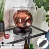 Apedo Tischleuchte Glas 20 cm Kupferfarben, 1-flammig