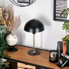 Pilz Look Sandvig Tischleuchte Gold, Schwarz, 1-flammig
