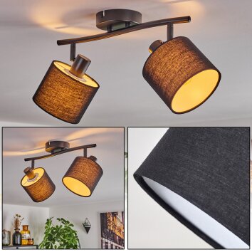 Bassagoda Deckenleuchte Schwarz, 2-flammig Bassagoda Deckenleuchte Schwarz, 2-flammig