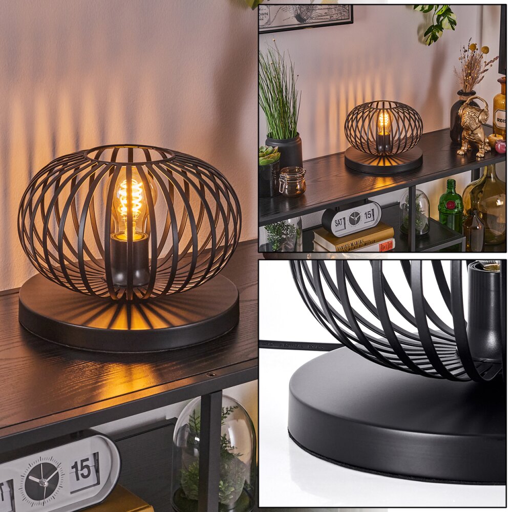 Oravi Tischleuchte 25cm Schwarz, 1-flammig main product photo