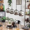 Ripoll Pendelleuchte Glas 20 cm Schwarz, 4-flammig