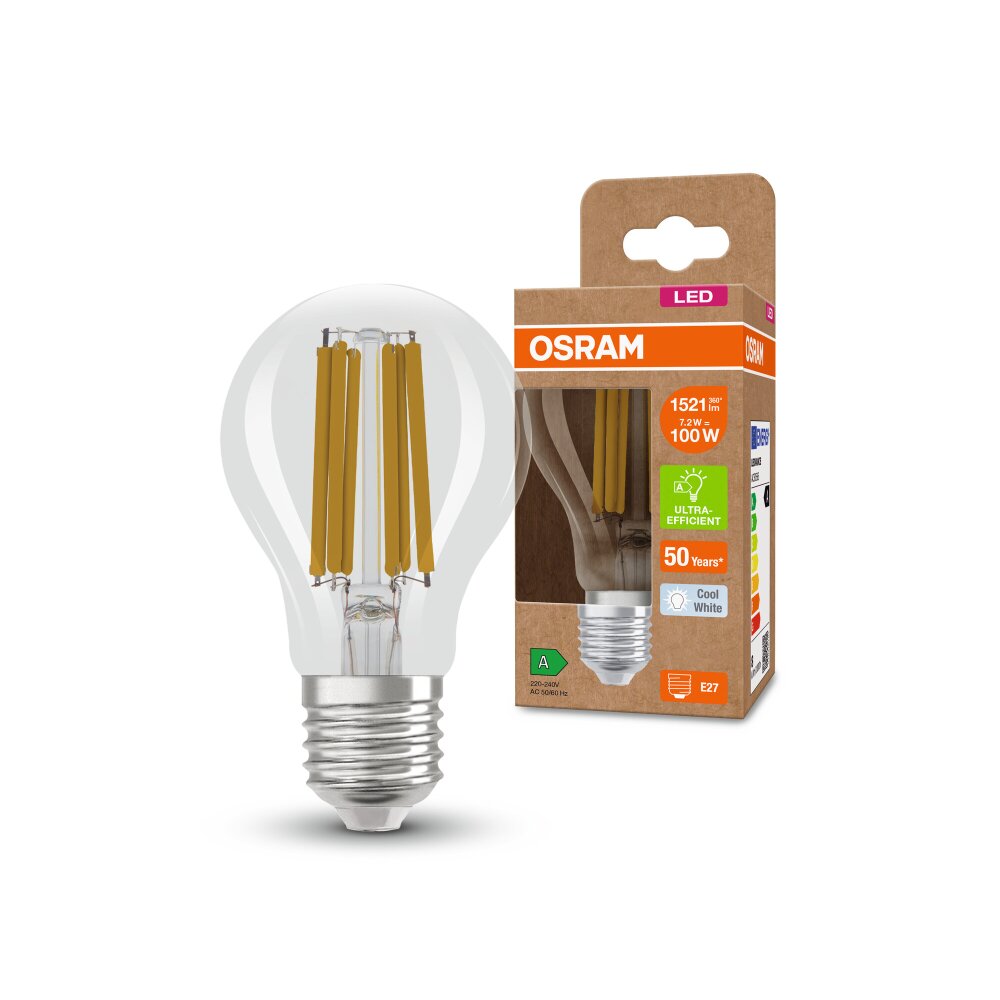 OSRAM LED Classic E27 7,2 Watt 1521 Lumen 4000 Kelvin main product photo