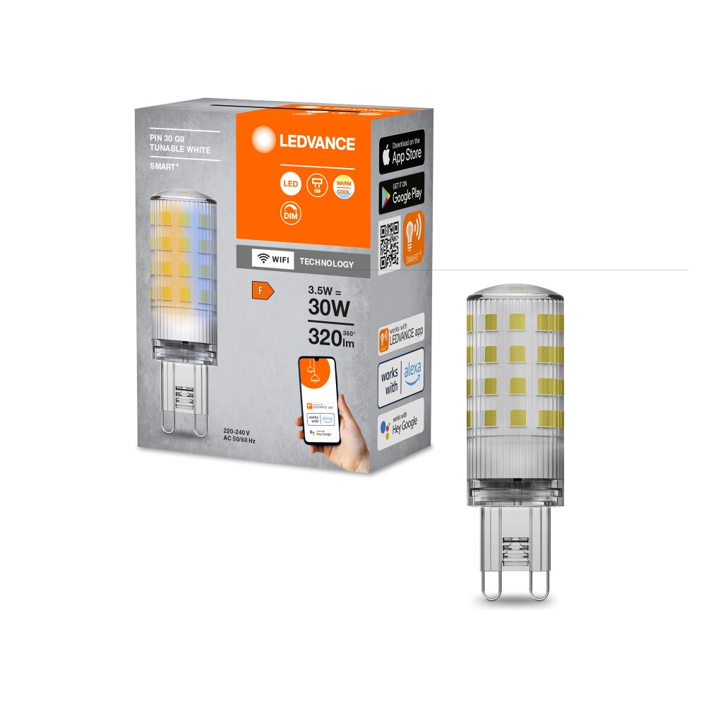 LEDVANCE SMART WIFI LED G9 3,5 Watt 320 Lumen 2700 Kelvin main product photo