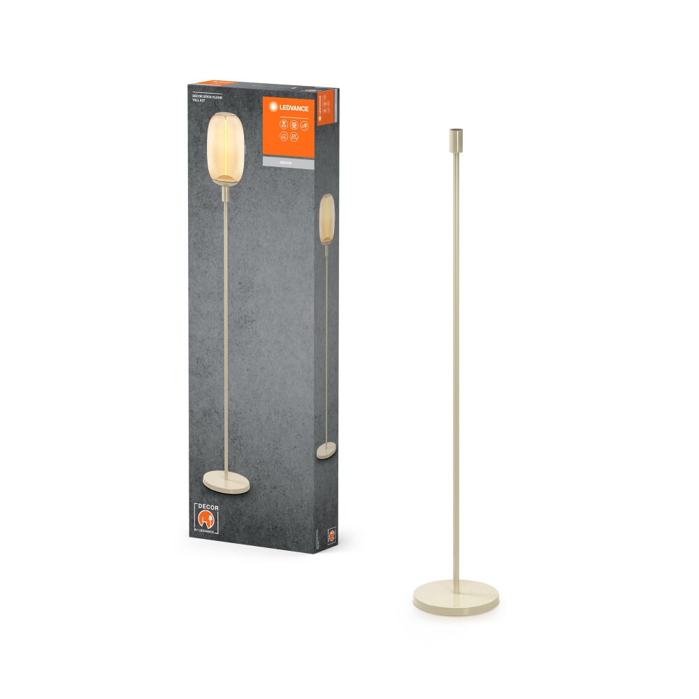 LEDVANCE Decor Stick Stehlampe Beige, 1-flammig main product photo