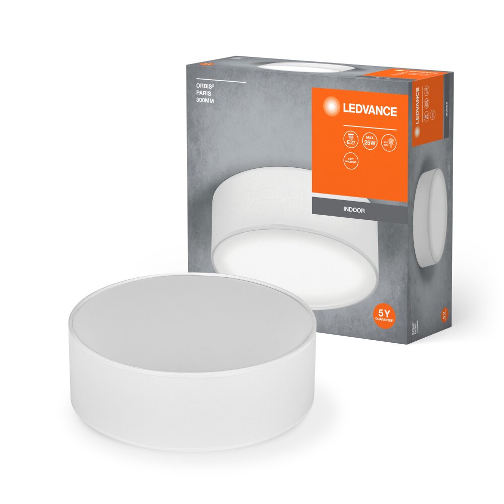 LEDVANCE Orbis Deckenleuchte Weiß, 1-flammig main product photo