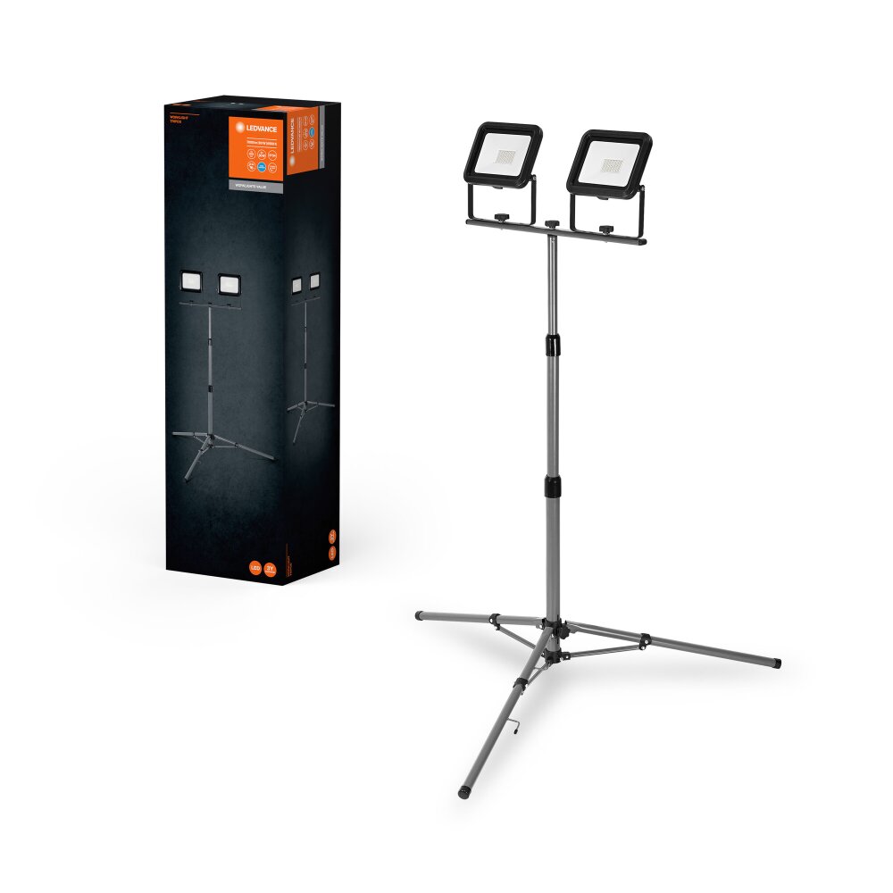 LEDVANCE Led Worklight Baustrahler Grau, Schwarz, 1-flammig main product photo