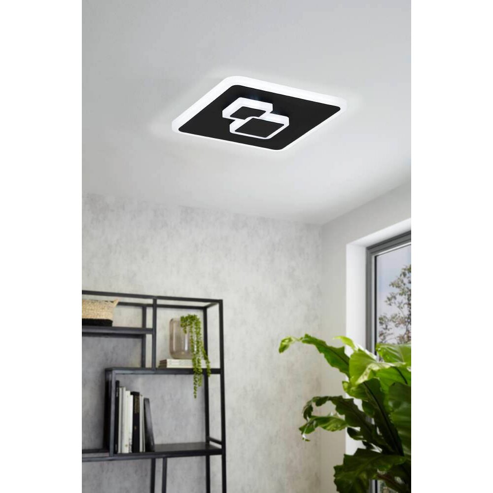 Eglo Leuchten CADEGAL Deckenleuchte LED Schwarz, 1-flammig main product photo