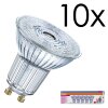 GU10 10er Set 3,4 Watt 3000 Kelvin 230 Lumen